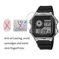 3PACK Nano Explosion-proof Screen Protector For Casio AE-1200 AE-1300 AE1200 / AE1200WH-1A / AE1200WHD-1A Sport Watch LCD Film. 