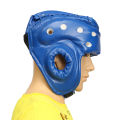 Boxing Punch Head Guard Helmet Kick Taekwondo Martial Arts MMA Face Protector  Blue S. 