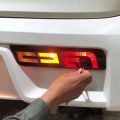 Suzuki Alto 660CC Tail Light Mat Black Wrap sticker. 
