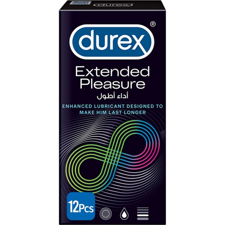 Durex%20Condoms%20Extended%20Pleasure%20Longer%20Lasting%20Timing%20Extra%20Time%20Condoms%2012s%20-%20Image%203