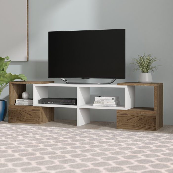 KNF 3-pc Tv Stand / LED Stand / LCD Stand / Media Rack / Media Tv Storage  Modern Designer Universal Size Unit for upto 85" Tv [FREE SHIPPING]