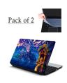Pack OF 2-Laptop Back Skin Sticker-Laptop Back Skin-Laptop Skin Vinyl Sticker Decal, 14.6 15 15.4 15.6 inch Laptop Skin Sticker Cover For All Laptops. 