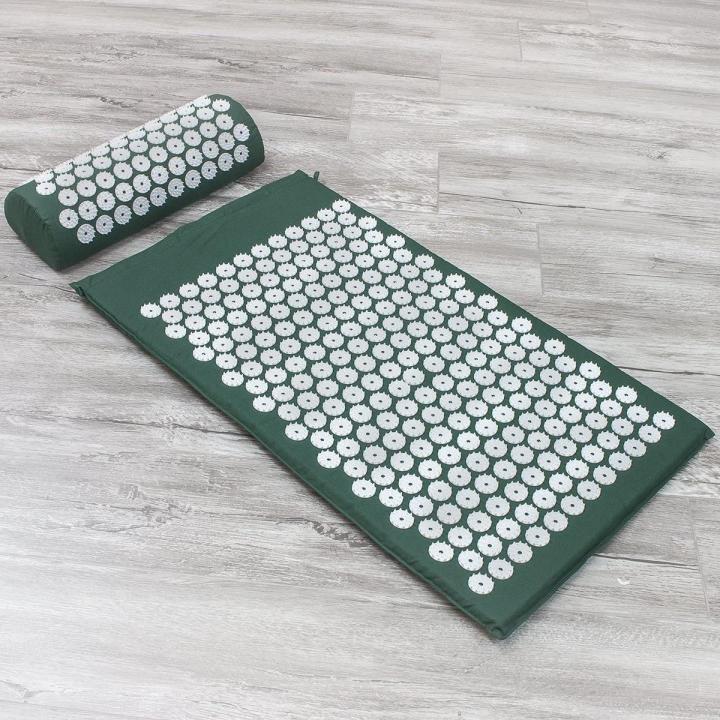Acupressure Mat and Pillow Set for Back and Neck Relief and Muscle Relaxation Relieves, Back, Neck,