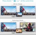 Unstincer USB 3.0 to Dual HDMI Adapter,Compatible with Windows ChromeBook MacBook,Support 3.5mm Jack Stereo Output Expand 2 Different Display Screens (Dual HDMI Adapter). 