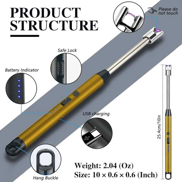 USB%20Rechargeable%20Flexible%20Lighter,%20Durable%20Multi-Function%20Candle%20&%20Gas%20Torch%20Lighter%20with%20LED%20Display,%206%20Safety%20Certificates%20-%20Image%2010