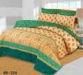 Latest Attractive Design 7PC Printed SaloniKa Cotton Comforter Set for Double Bed - Summer Collection, Best Quality, Multi Colors. 