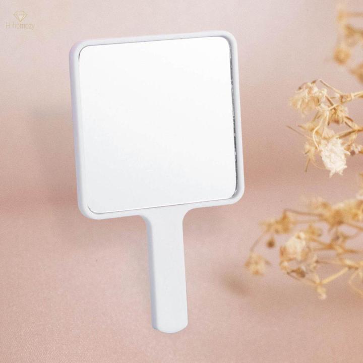 Compact Hand Mirror Vanity Mirror Shaving Mirrors Portable Single Side Small Makeup Mirror Handheld Mirror for Girlfriend Bathroom Girls Man