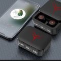 M88 Plus Wireless Earbuds TWS Bluetooth Headset  With 3 cable Charger Box LED Display Earbuds With Mic. 