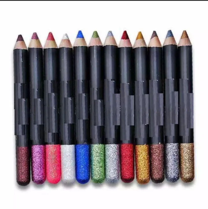 Makeup%20Glitter%20Lip%20Pencil%20Pack%20of%2012pcs%20-%20Image%203