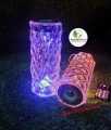 Bluetooth Speaker USB Crystal Rose Lamp RGB Color changing Modern LED Crystal Table Lamp Touch & Remote Controlled Projector. 