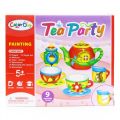 Tea party tea painting set toy-Tea Party set for kids tea set painting toy kitchen toys art & Craft for kids. 