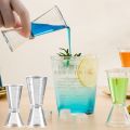 Milk Tea Coffee Wine Transparent Double Head Measuring Cup  High Temperature Resistant Tapered Cup  Triangular Measuring Cup with Precise Scale  Quantitative Wine Blending Cup. 
