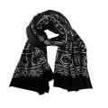 Sindhi Ajrak Multi Color Sindhi Ajrak - Printed Black Pakistani Sindhi Ajrak Neck Wrap / Scarf / Shawl Unisex - Traditional Sindhi Ajrak - Ajrak Shawls. 