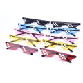 Thug Life Attitude Sunglasses 8 Bit Pixel Deal With IT Unisex Glass Eyewear New Fullhouse. 