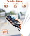 Solar Charger 26800mAh Power Bank - Hiluckey Wireless Portable Charger 3A USB C Fast Charging External Battery Pack for Cell Phone Tablets. 