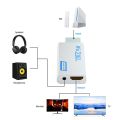 Wii to HDMI Converter Adapter with 3.5mm audio Wii2hdmi cable adapter for wii to HDTV Monitor. 