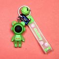 Spaceman / astronaut  keychain - cartoon character / action figure soft pvc keychain for kids (girls and boys) - bag hanging accessories / keyring. 