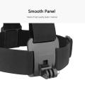 Head Strap Mount for Go Pro Hero 8, 7, 6, 5, Black, Session, Hero 4, Black, Silver, Hero+ LCD, 3+, 3, DJI Osmo Action Cameras Adjustable Elastic Band. 