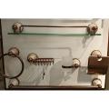 Aluminum Marble 7 Pcs Bathroom Set. 