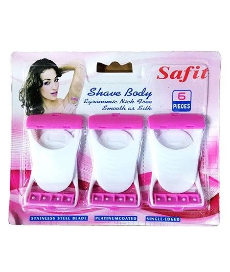 Ladies Soft Body Razor Womens Girls, Women Hygiene Razors for Body - PACK OF 6