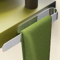 MODEWO® Towel Rail No Drilling (Polished) + Special Adhesive, Towel Rail without Drilling, Guest Towel Holder, Self-Adhesive Towel Holder, Bathroom Towel Holder, Towel Rail. 