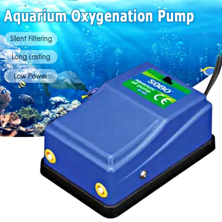 SOBO AP-500 Silent Aquarium Double Nozzle Adjustable Flow Air Pump 