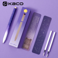 KACO First Love Galaxy 0.5mm Gel ink Pen Smooth Writing Fine Point Dual Ball Nib Signature Cute Kawaii Rotary Pens Gift. 