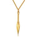 Able Premium Alloy Arrow Spear Kuna Men's Avant-Garde Necklace Tibia Necklace Pendant. 