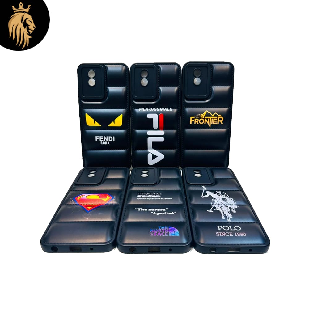 Lahore Mobile Case for Vivo Y02T Back Covers - Premium Soft Silicon Puffer Case - New Elegant Designs