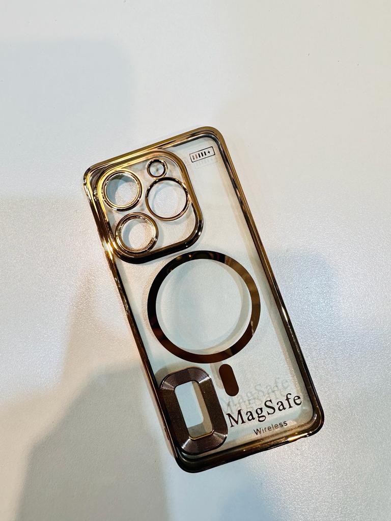 Lahore Mobile Case for Tecno Spark 20 Pro Back Cover Luxury Soft Case Camera Lens Protection - Crome Case - MAG SAFE Case - Tecno Spark 20 Pro Back Cover 7