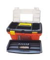 Household maintenance tool portable electrician box multifunctional large industrial grade hardware tool box car storage box Size 12.5 Inch. 