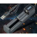 USB 1 Slot Universal Quick Charging Rechargeable Battery Charger for 18650 26650 14500 16340 ABS. 