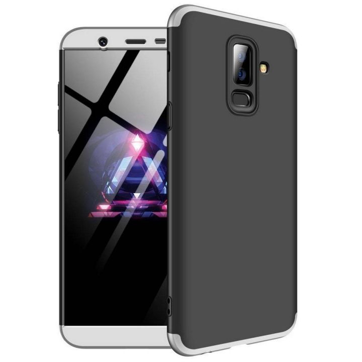 SAMSUNG A6 PLUS GKK 360° Full Body Back Cover Case – Shockproof Hard PC with Matte Finish | Front & Back Protection | Slim Fit Durable Design | Anti-Scratch & Drop-Resistant | Precise Cutouts for Camera & Ports