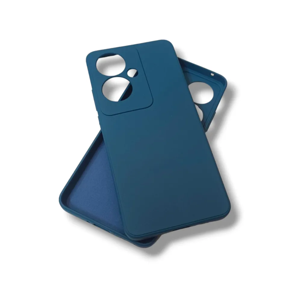 Custodia In Silicone Morbido Per Oppo Reno 11F 5G – Sottile, Antiurto, Colore Azzurro