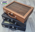 Smart Accessories 8 Slots and 16 Slots Grid Leather Eyeglass Sunglass Storage Box Fashion Frame Glass Storage Organizer Box. 