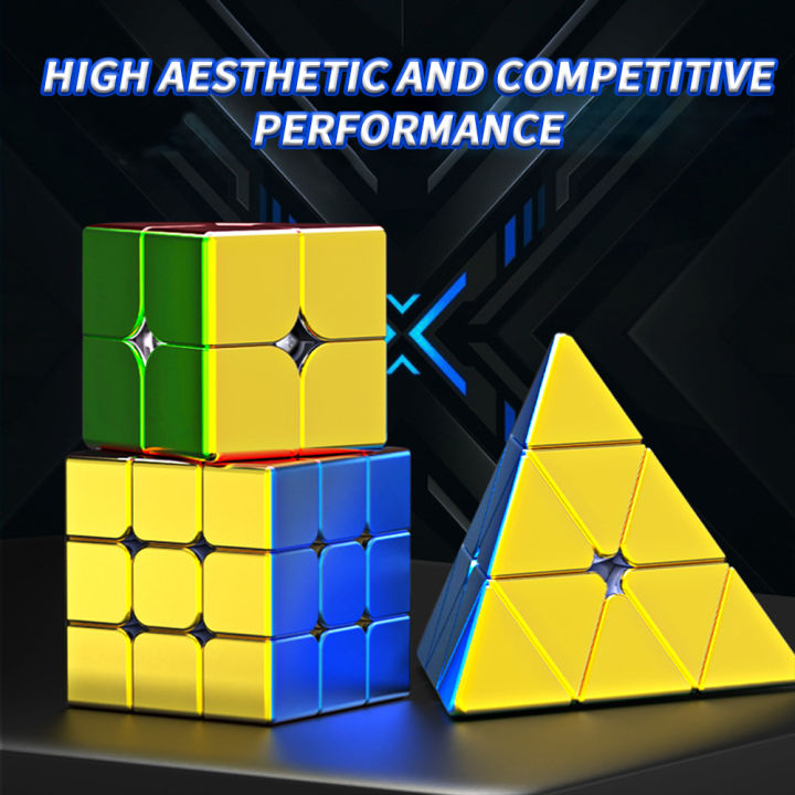 PinShang%202x2%203x3%20Pyramid%20Magic%20Cube%20Magnetic%20Smooth%20Electroplating%20Speed%20Cube%20Toys%20Birthday%20Christmas%20Gift%20For%20Children%20Kids%20-%20Image%2010