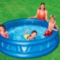 Intex Swimming Pool | Swimming pool for Kids | Best summer Gift | Best Quality Swimming pool | Import Quality | Inflatable Swimming Pool Length 6 Feet diameter  1.6 Feet Depth + FREE Air PumpModel (58431). 