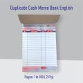 Cash Memo English/Urdu - Bill Book. 