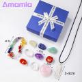 Fake Crystal Set Chakra Stones Healing Set Faux Crystal Gemstones for Positive Energy Fake Gemstone Collection. 