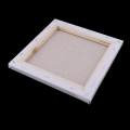 Blank White Canvas Frame for Oil Painting. 
