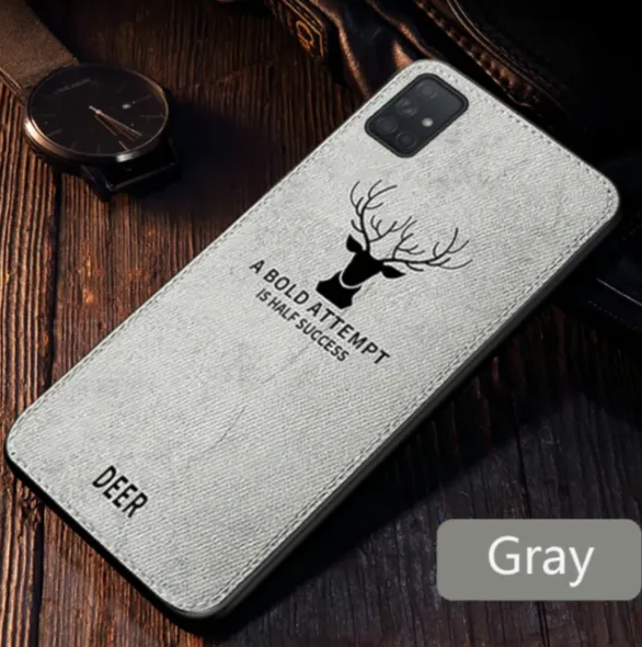 Asfand%20Brothers%20For%20%20Samsung%20A51%20Hybrid%20Soft%20TPU%20Deer%20Pattern%20Leather%20Shockproof%20Case%20Cover%20-%20%20Samsung%20A51%20Back%20Cover%20-%20Image%202