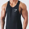 Cut Out Sleeveless t shirt Gym Stringer vest Workout Bodybuilding Tank Top Fitness. 