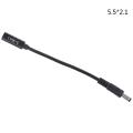 Lonni#Type C Female to DC 5525 5521 Male Power Charger Adapter Connector PD Cable. 