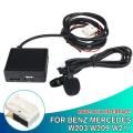 Bluetooth Wireless Audio Module Handsfree Phone Aux Adaptor for Mercedes Benz W203 W209 W211 Phone Cable Adapter. 