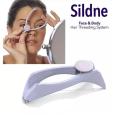 Slique Hair Threading Machine - Facial Hair Removal Tool - Body Hair Threading Kit - Amazing at Home Quick & Painless Hair Removal System – Mini Threading Machines- Slique Face Threading Machine for Women- Manual Tweezers. 