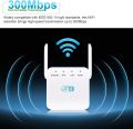 Wireless  WiFi 300Mbps WiFi Range Ext for Home and Office, WiFi Long Signal Amplifier 5Ghz 2.4G - White. 