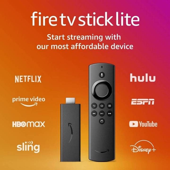 Fire TV Stick Lite with Alexa Voice Remote Lite (no TV controls) HD ...