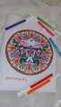 Coloring Book For Adults  (Volume 1) With Free Markers. 
