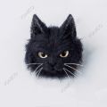 Ready Stock YOMICO Wool Felt Brooch Poke Cat Free Tool+Video Tutorial DIY Hand-Made Couple Gifts Wear Matching Charm Garfield Fold-Ear Short-. 