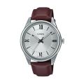 Original Casio - MTP-V005L-7B5UDF - Stainless Steel Wrist Watch for Men. 